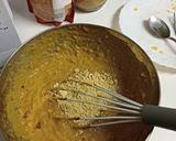 Foto del paso 2 de la receta Bizcocho de calabaza y crema de castaña y cacahuete 😋