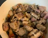 A picture of step 1 of Lamb Stew.