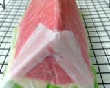 Foto langkah ke 5 dari resep Bolu Kukus Semangka.