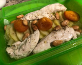 Foto del paso 7 de la receta: Pollo con patatas al cava en el microondas con el estuche Lékué