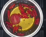 Foto langkah ke 5 dari resep Sambal Telur Rebus Tempe Panggang.