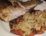 Foto langkah ke 3 dari resep Ikan Bakar Kakap Putih Siram Colo-colo Pedass.