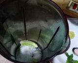 A picture of step 2 of Mint Cucumber Lemonade.