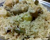 A picture of step 6 of Chicken Pulao.