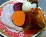 รูปขั้นตอนการทำที่ 1 ของ แกงมัสมั่นไก่มันม่วงมันเทศ