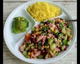 صورة لخطوة 3 من وصفة سلطة تونة مع رز متبّل