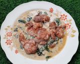 Foto langkah ke 6 dari resep Garlic creamy chiken.