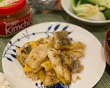 A picture of step 4 of Korean pan fried codfish - Saeng Sun Jun/생선전.