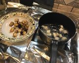Foto del passaggio 3 della ricetta Fettuccine all'uovo con pesce spada e melenzane