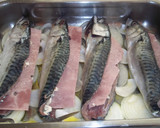 Foto del paso 11 de la receta: Caballa con queso azul al horno