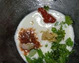 A picture of step 2 of Baked cheesy potato boat with loaded paneer and mushroom.