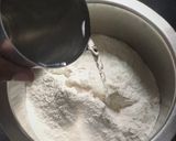 A picture of step 1 of Gujarati Khatta Dhokla.
