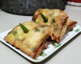 Foto langkah ke 5 dari resep Martabak Tahu Daging.