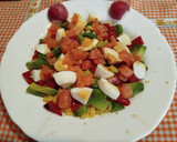 Foto del paso 12 de la receta: Ensalada de Cuscús o Quinoa y pimientos del piquillo con salmón ahumado