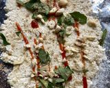 A picture of step 4 of Paneer roll gravy.