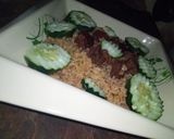 A picture of step 3 of Party jollof rice.