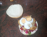 Foto del paso 2 de la receta: Hamburguesa de pescado empanado, ensalada remolacha y huevo duro