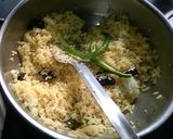 A picture of step 2 of Lemon Rice.