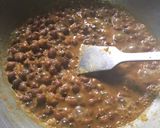 A picture of step 4 of Kala Chana Masala.