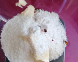 Foto del paso 1 de la receta: Trufas de coco y almendra Navidad (Raffaello)