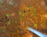 A picture of step 5 of Mutter Paneer (paneer from rice).