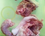 Gambar langkah 1 resipi Sup Ayam Sempoi.