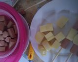 Gambar langkah 1 resipi Cheesy corndog.