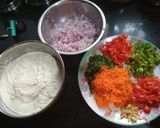 A picture of step 1 of Mini uttapam.