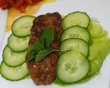 A picture of step 1 of Adana kebab.