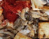 A picture of step 2 of Creamy Mushroom Palak Paneer.
