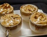 A picture of step 1 of Dalgona coffee(hot version).