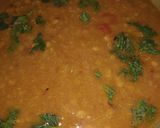 A picture of step 6 of Karahi dall.