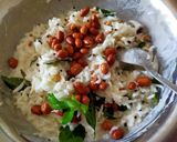 A picture of step 2 of Curd Rice Thyir Sadam.