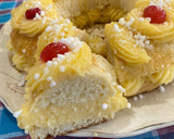Foto del paso 11 de la receta: Rosca de Pascua rellena de crema pastelera 🐰