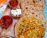 A picture of step 6 of Sattu Paratha.