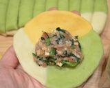 三色蔬菜豬肉生煎包的食譜步驟12照片