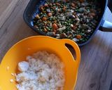 Sült oldalas zöldséges-gombás rizzsel recept fázis 5 fotója