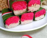 Foto langkah ke 4 dari resep Lemper Ayam Merah Putih.