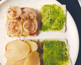 A picture of step 5 of Veg sandwich.