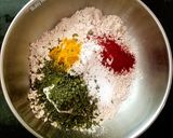 A picture of step 1 of Methi namakpare.