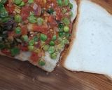 A picture of step 3 of Barbeque Peas Sandwich.