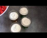 Une image de l'étape 5 de Verrines de fraises mousse fromage blanc.