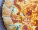 Foto del paso 6 de la receta: TARTA DE POLLO 🍗 VERDEOS, PUERROS Y SALSA BLANCA🤗🥰🎊🤩