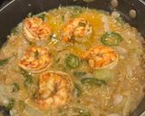 A picture of step 3 of Mexican Garlic Shrimp with Pierogies.