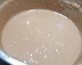 A picture of step 2 of Chocolate crepe cake.