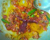 A picture of step 5 of Panchratni Dal.