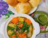 Hình bước làm 7 của món Gà nấu đậu