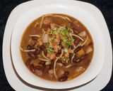 A picture of step 3 of Porotos con Riendas (Chilean Beans with Noodles) - Jon Style.