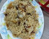 A picture of step 3 of Chicken pulao.