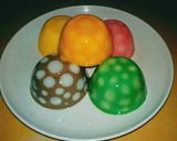 Foto langkah ke 6 dari resep Puding mini rainbow dome polkadot #BikinBareng.